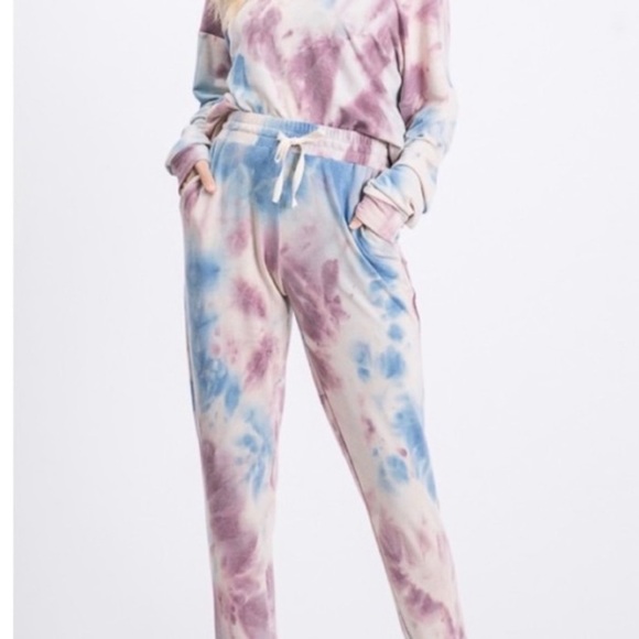 New trendy comfy tie dye sweatsuit - Picture 6 of 7
